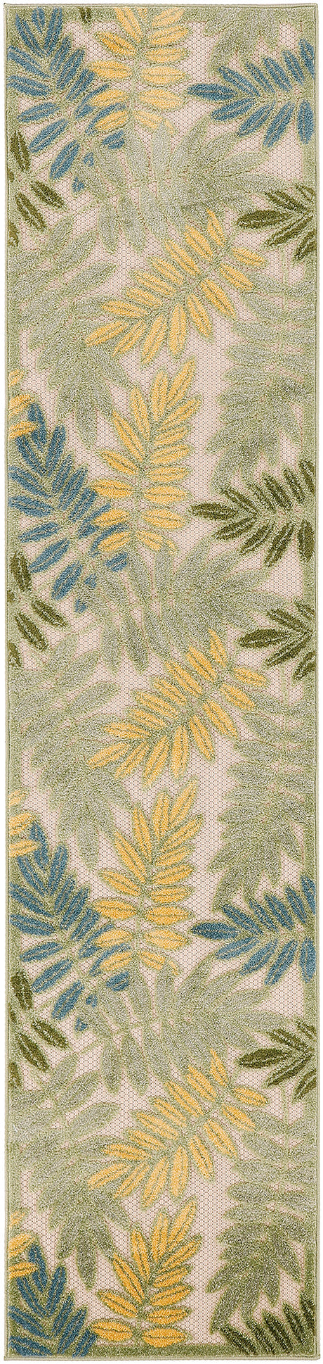 Nourison Aloha Alh18 Green Multicolor Area Rug