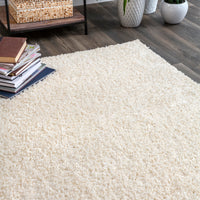 Nuloom Haisley Casual Shag Ozus01B Beige Area Rug