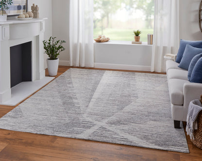 Feizy Brighton Bri69Chf Ivory/Taupe/Silver Area Rug