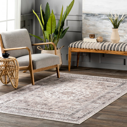 Nuloom Davi Faded Hjth03A Taupe Area Rug