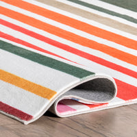 Nuloom Effie Stripes Kids Hjcl04A Multi Area Rug