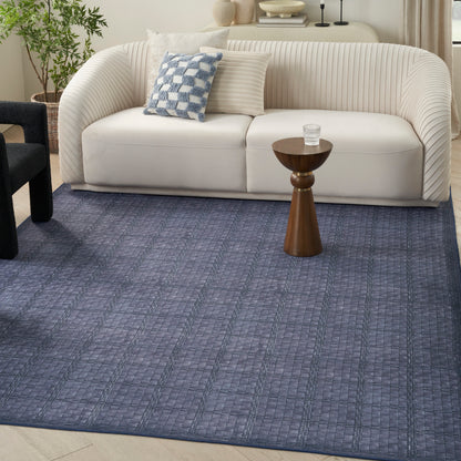 Nourison Nourison Washables Nwb04 Navy Blue Area Rug