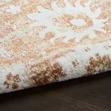 Nourison Astra Machine Washable ASW19 Machine Made Copper Rug