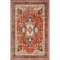 Nuloom Hera Medallion Hjth01A Red Area Rug