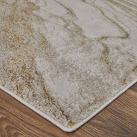 Feizy Aura Aur39Llf Ivory/Taupe/Gold Area Rug