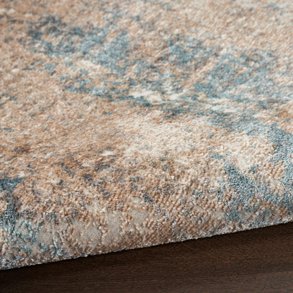 Nourison Glitz Glz06 Taupe/Multi Area Rug