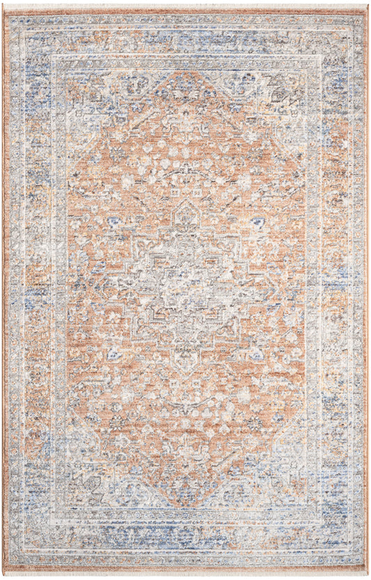 Nourison Elegant Heirlooms Elh01 Blue Multicolor Area Rug