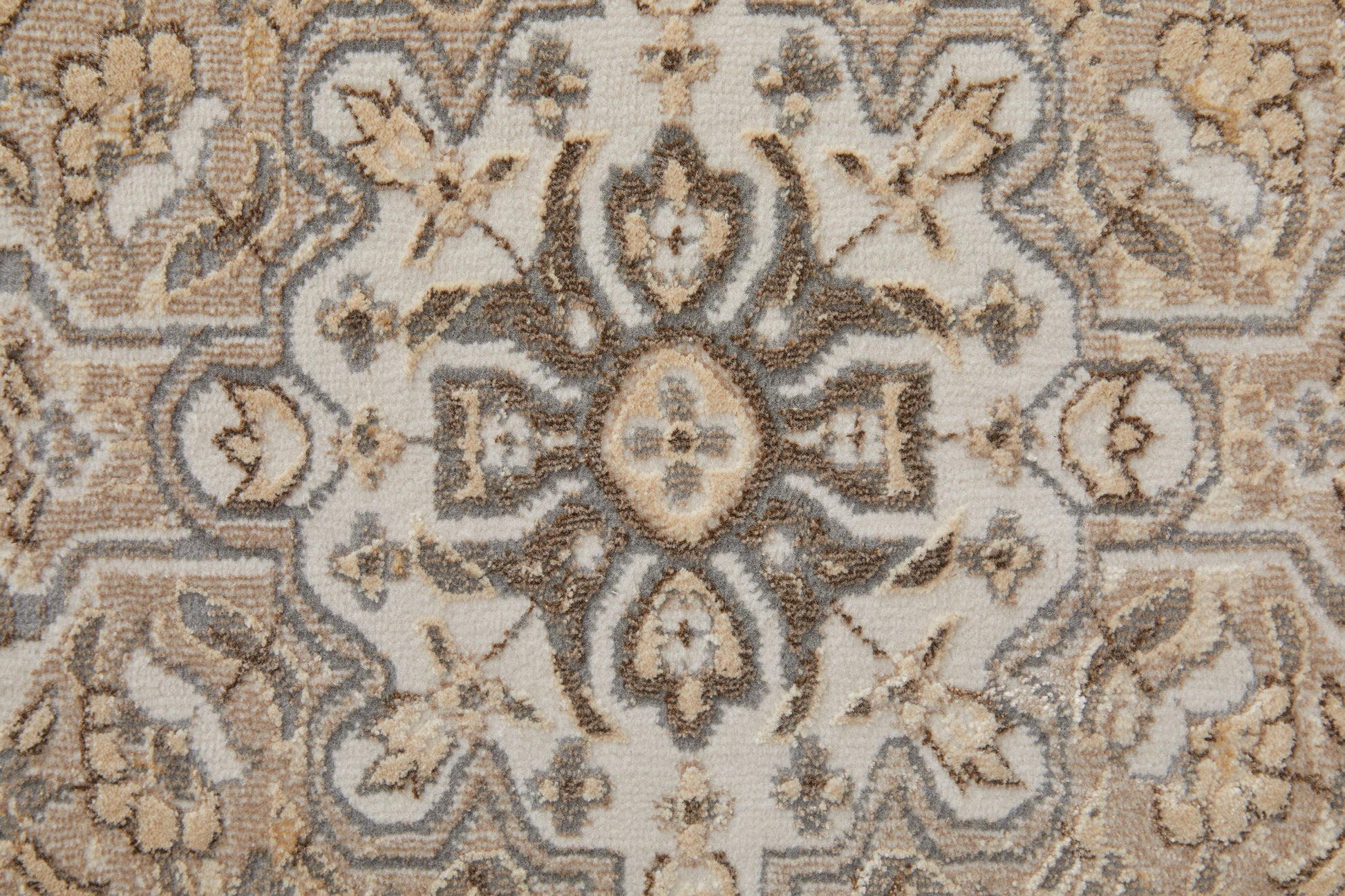 Feizy Celene Cel39Kxf Brown/Ivory/Tan Area Rug