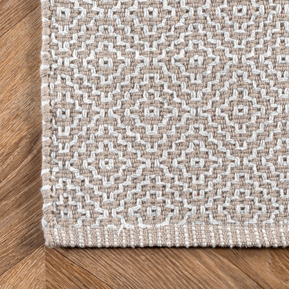 Nuloom Lorretta Hmco6B Taupe Area Rug