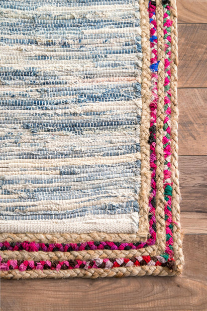 Nuloom Handwoven Darline Hmds01A Light Blue Area Rug