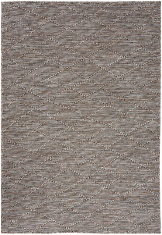 Nourison Washable Solutions Wsl01 Grey/Mocha Area Rug