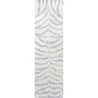 Nuloom Plush Zebra Zf5 Gray Area Rug