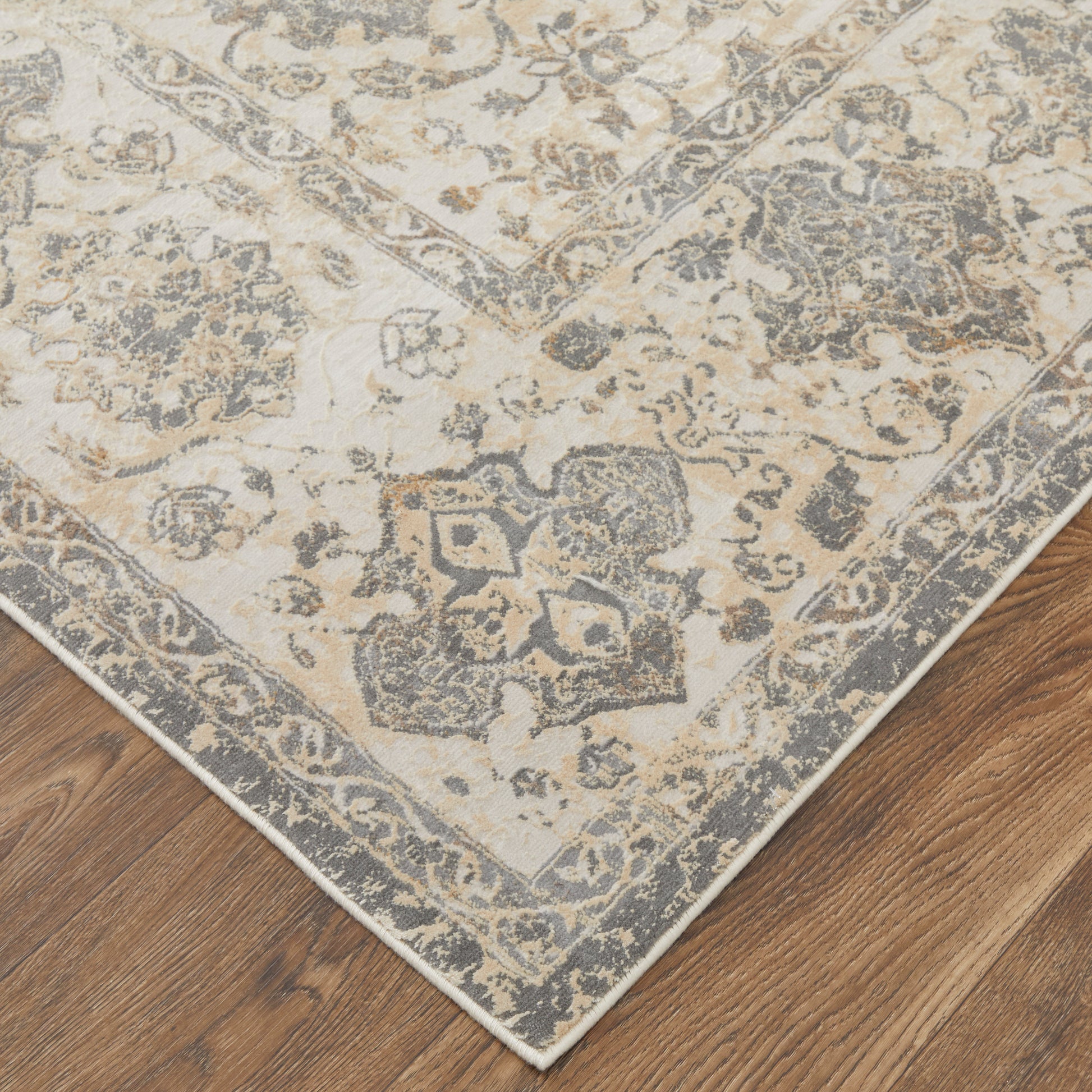 Feizy Celene Cel39L0F Ivory/Tan/Gray Area Rug