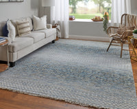 Feizy Branson Brn69Bqf Blue/Ivory/Brown Area Rug