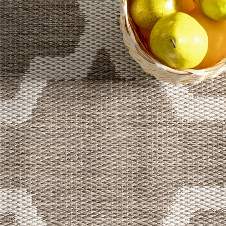 Nuloom Gina Moroccan Trellis Owdn06A Taupe Rug.