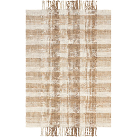 Nuloom Tiegan Plaid Vefl02A Natural Area Rug