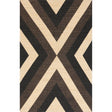 Nuloom Bretta Geometric Braided Svgn06A Black Rug.