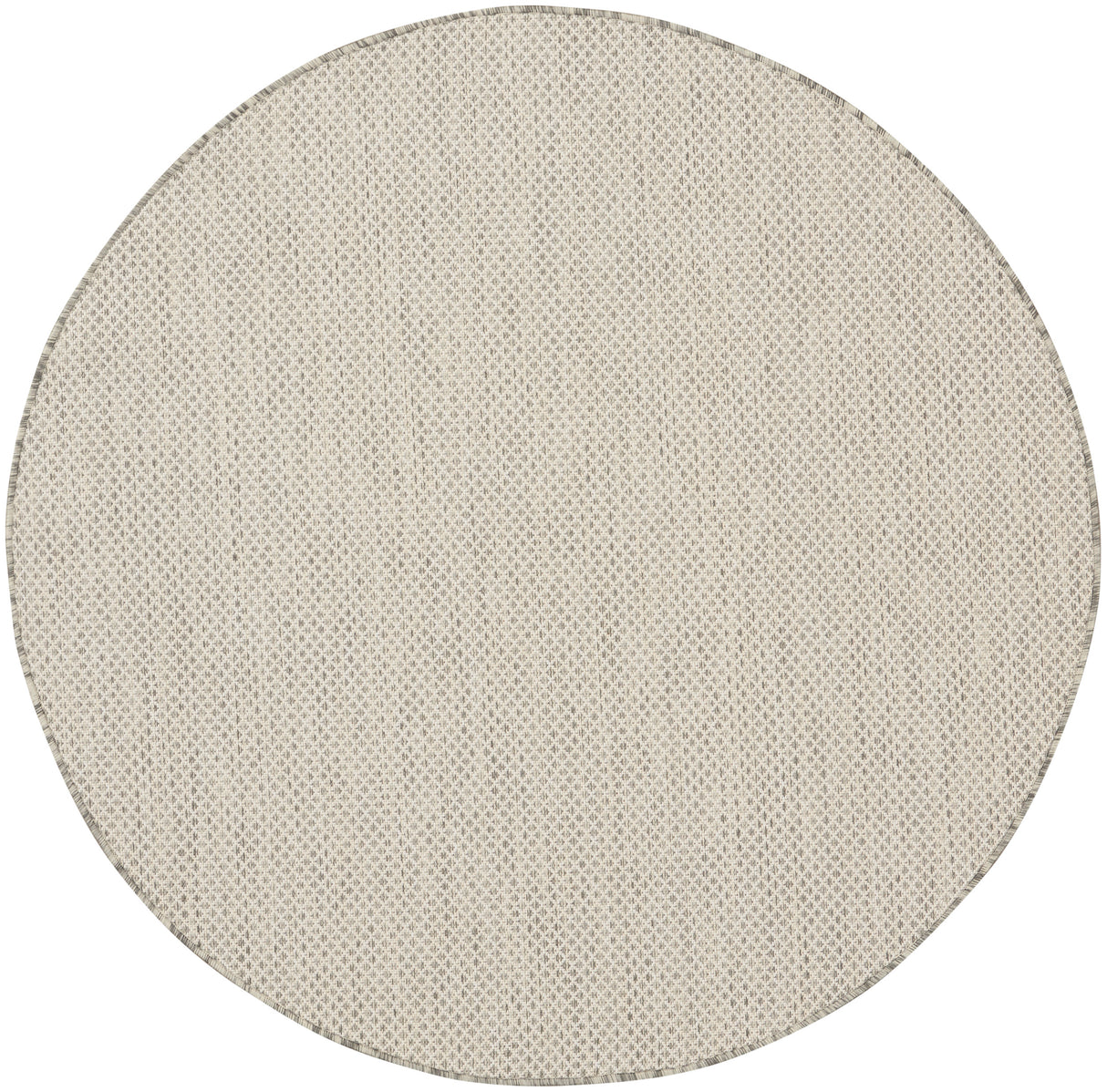 Nourison Courtyard COU01 Machine Made Ivory, Silver Rug