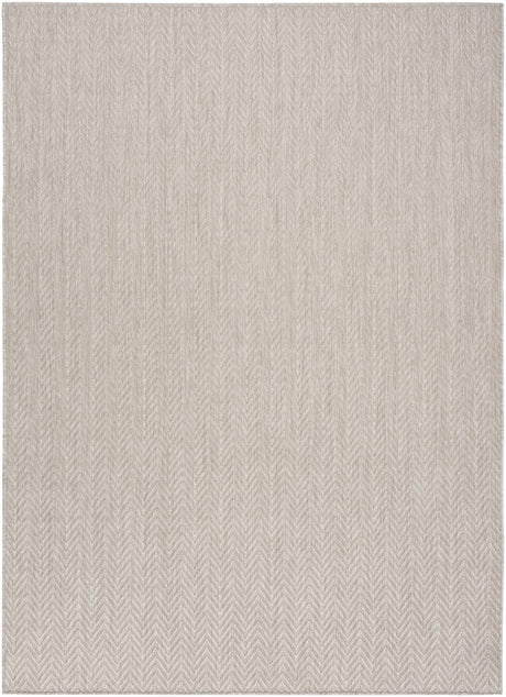 Nourison Horizon Indoor/Outdoor HOZ02 Grey Contemporary Area Rugs