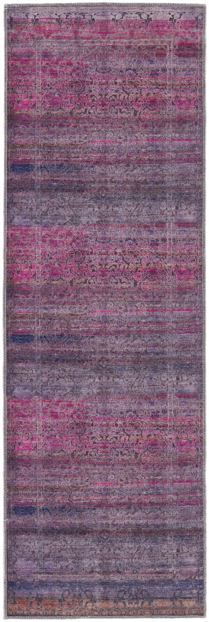 Feizy Voss Vos39H5F Pink/Purple Area Rug
