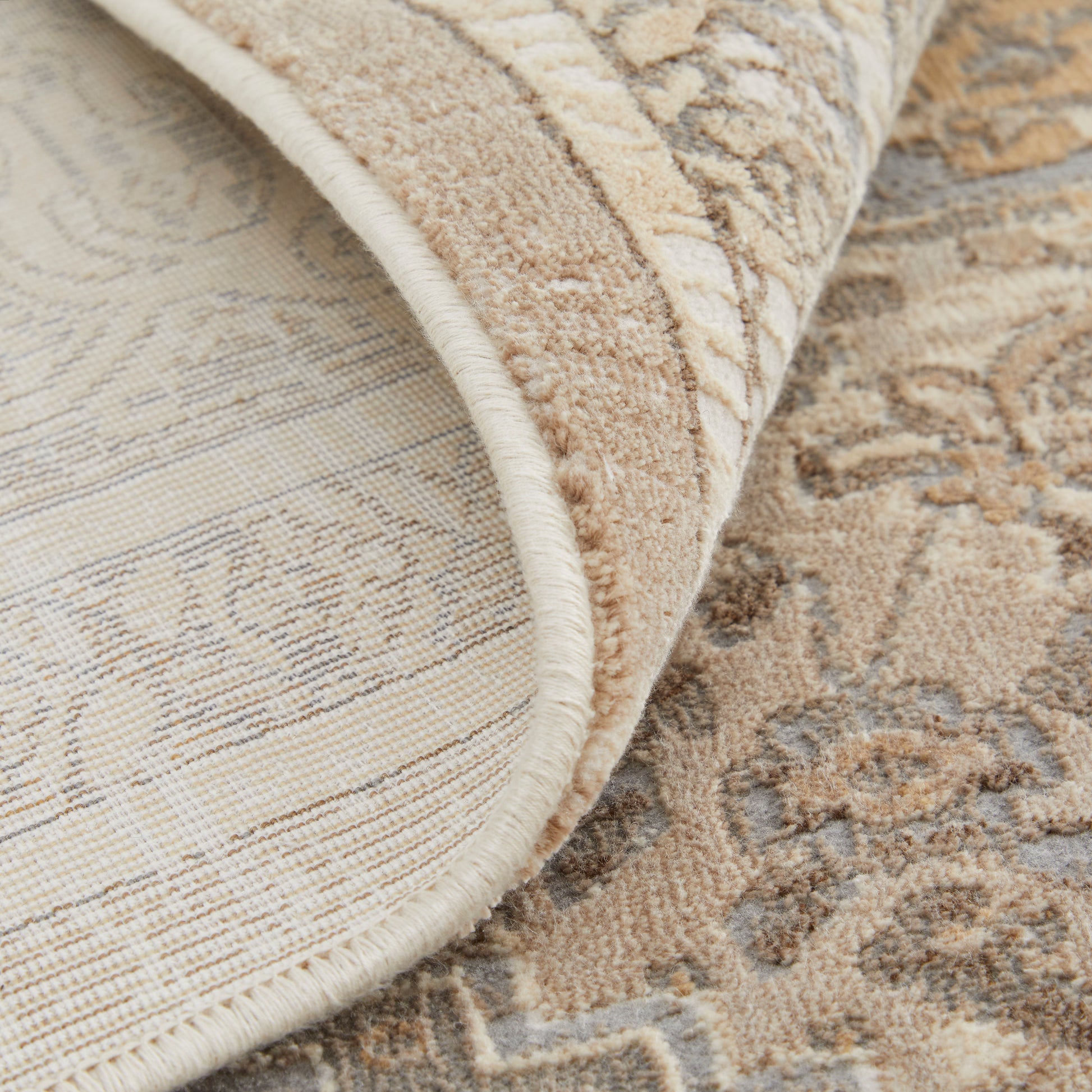 Feizy Celene Cel39Kxf Tan/Brown/Ivory Area Rug