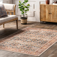 Nuloom Trixie Traditional Hjau57A Rust Area Rug