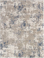 Surya Zidane Zdn-2304 Gray, Dark Brown, Black, White, Light Beige Rug.
