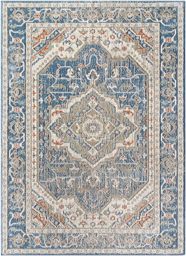Surya Zidane Zdn-2307 Light Grey, Ash, Grey, Metallic - Silver, Pewter, Sage Rug.