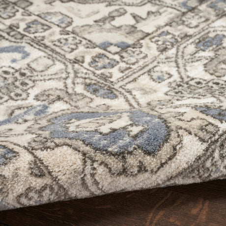 Nourison Quarry Qua05 Blue Area Rug