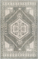 Surya Zahra Zha-2306 Dusty Sage, Medium Gray, Light Gray, Light Beige Rug.