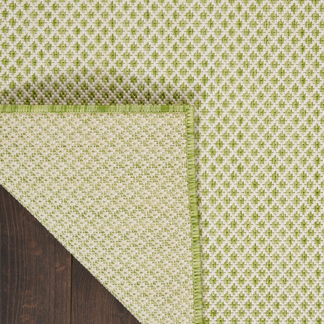 Nourison Courtyard Cou01 Ivory Green Rugs