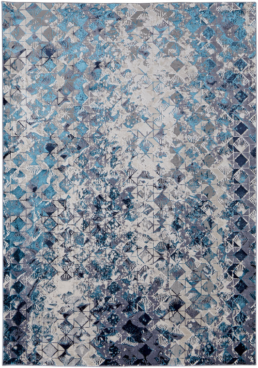 Feizy Indio Ind39H0F Blue/Ivory/Gray Area Rug