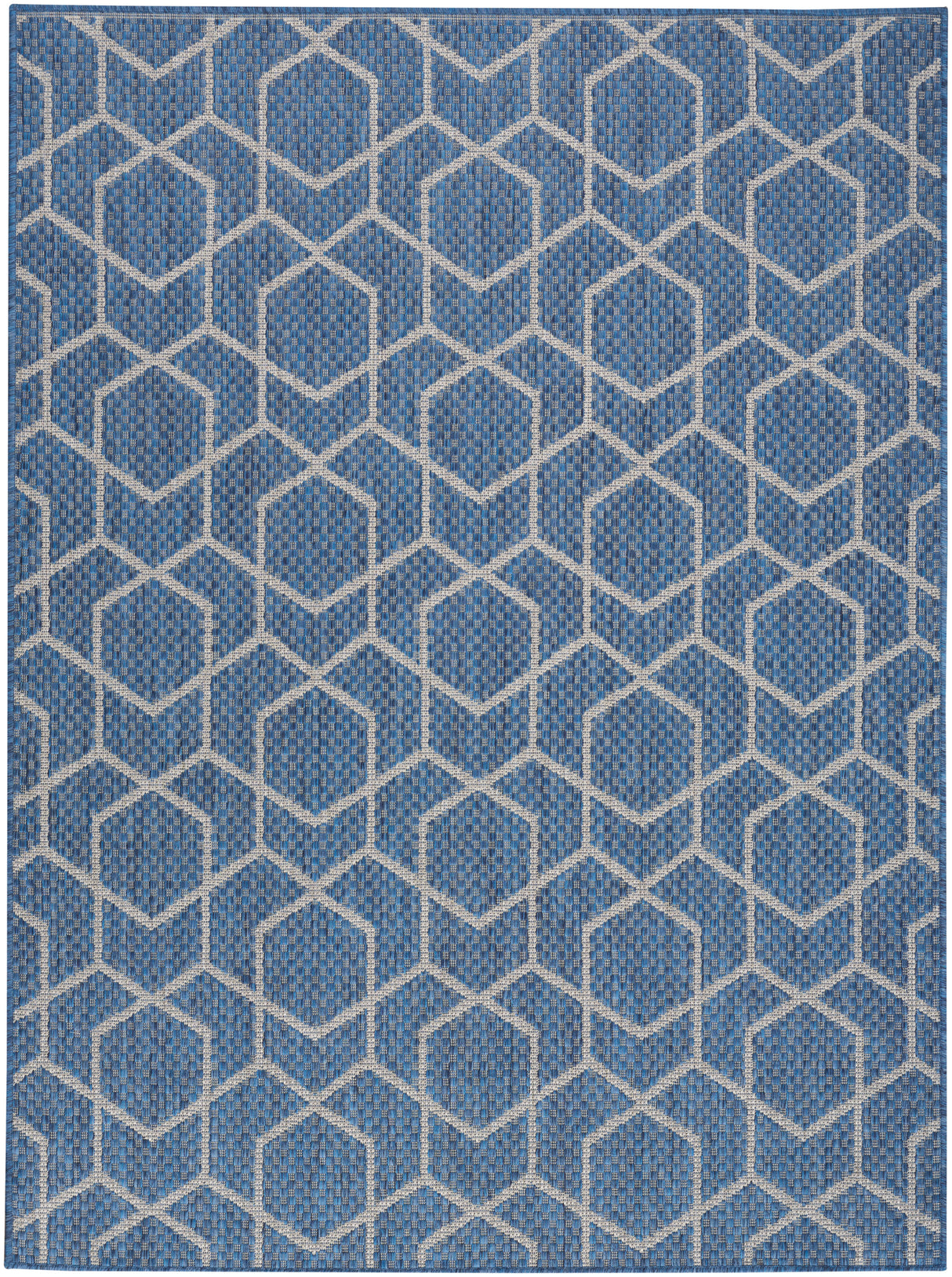 Nourison Horizon Indoor/Outdoor HOZ01 Denim Contemporary Area Rugs