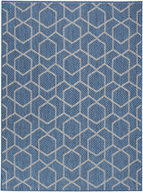 Nourison Horizon Indoor/Outdoor HOZ01 Denim Contemporary Area Rugs