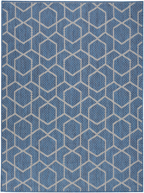 Nourison Horizon Indoor/Outdoor HOZ01 Denim Contemporary Area Rugs