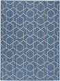 Nourison Horizon Indoor/Outdoor HOZ01 Denim Contemporary Area Rugs