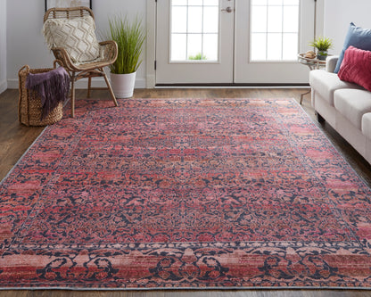 Feizy Voss Vos39Hcf Orange/Red/Gray Area Rug