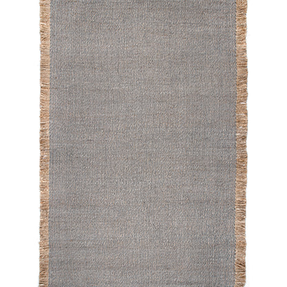 Nuloom Flatweave Natural Fiber Hctr01D Dark Gray Area Rug