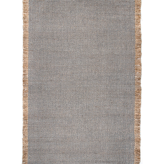 Nuloom Flatweave Natural Fiber Hctr01D Dark Gray Area Rug