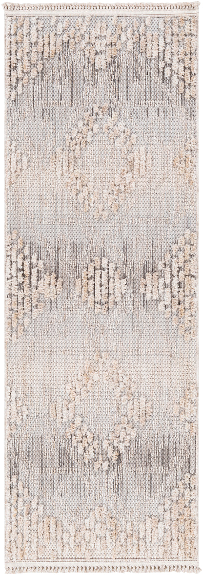 Surya Zaragoza Zrz-2303 Medium Gray, Light Slate, Charcoal, Light Beige, Light Gray Area Rug