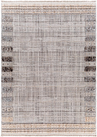 Surya Zaragoza Zrz-2308 Cream, Light Beige, Charcoal, Light Slate, Light Gray, Medium Gray Area Rug