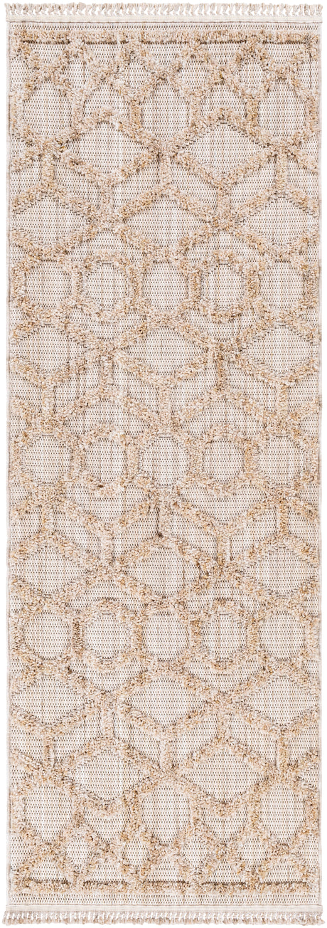 Surya Zaragoza Zrz-2309 Cream, Light Beige, Light Gray Rug.