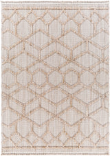Surya Zaragoza Zrz-2309 Cream, Light Beige, Light Gray Rug.