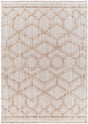 Surya Zaragoza Zrz-2309 Cream, Light Beige, Light Gray Rug.