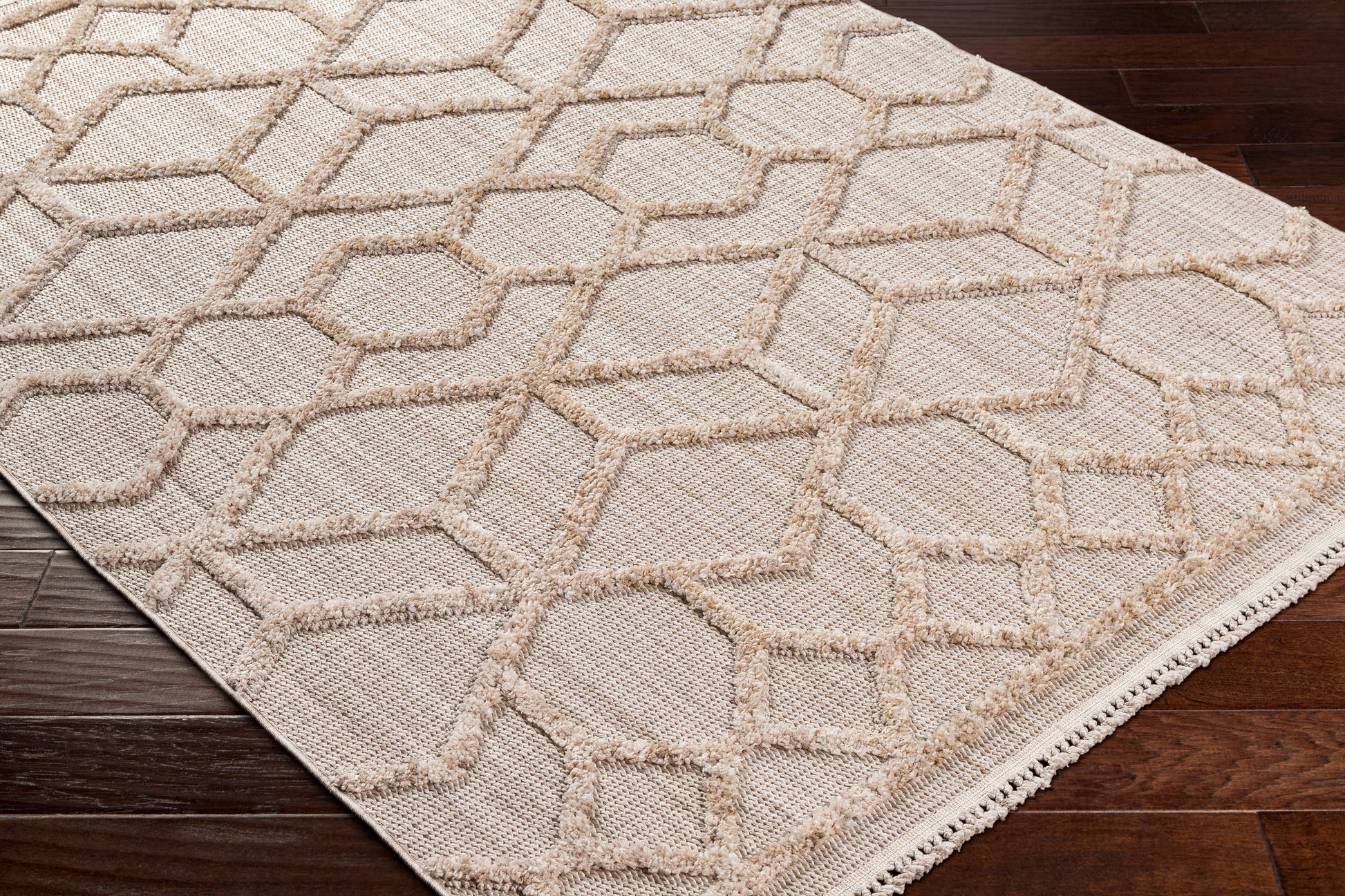 Surya Zaragoza Zrz-2309 Cream, Light Beige, Light Gray Area Rug