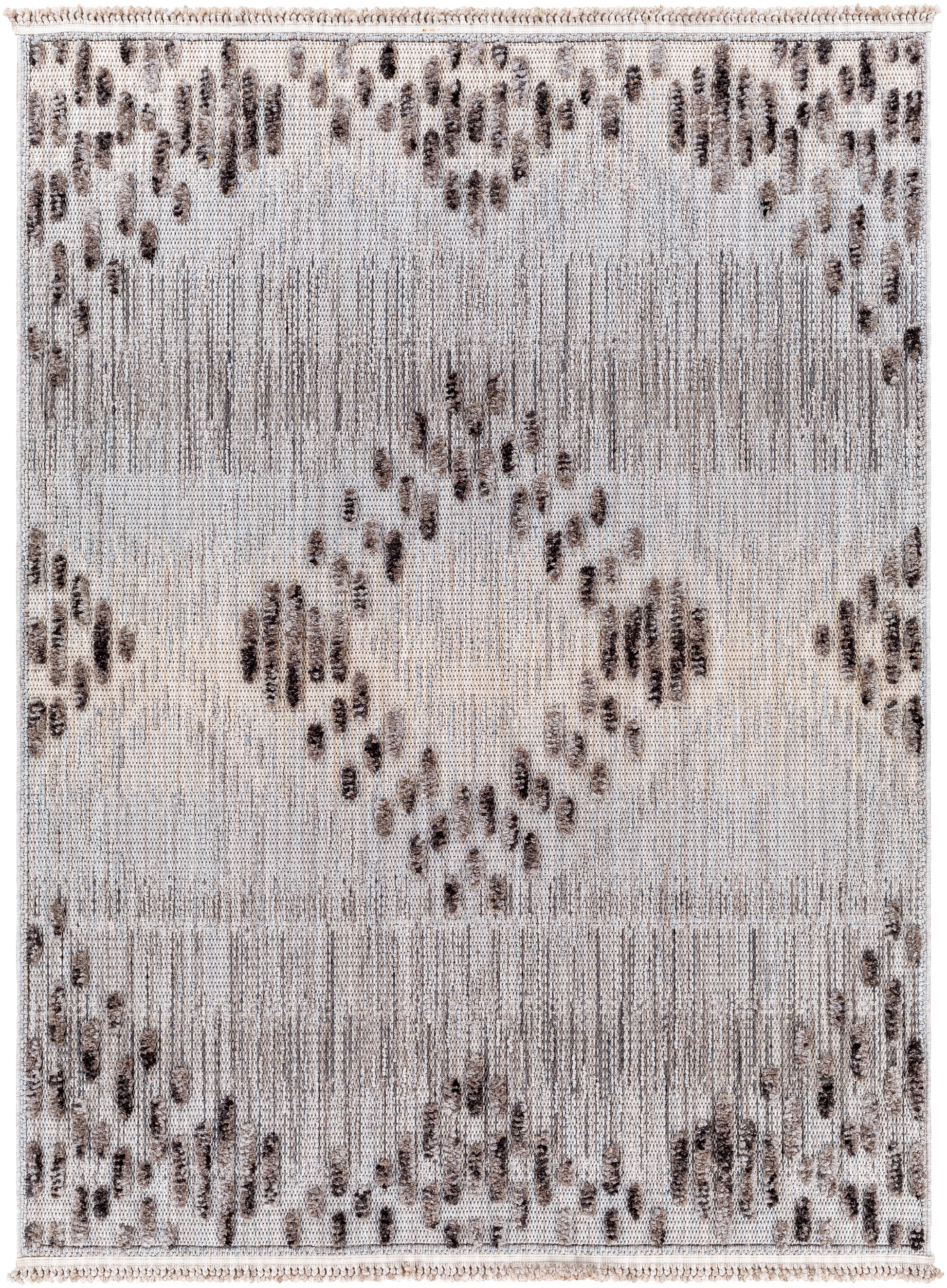 Surya Zaragoza Zrz-2310 Charcoal, Medium Gray, Cream, Light Slate, Light Beige, Light Gray Area Rug