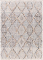 Surya Zaragoza Zrz-2311 Medium Gray, Light Beige, Cream, Charcoal, Light Gray Rug.