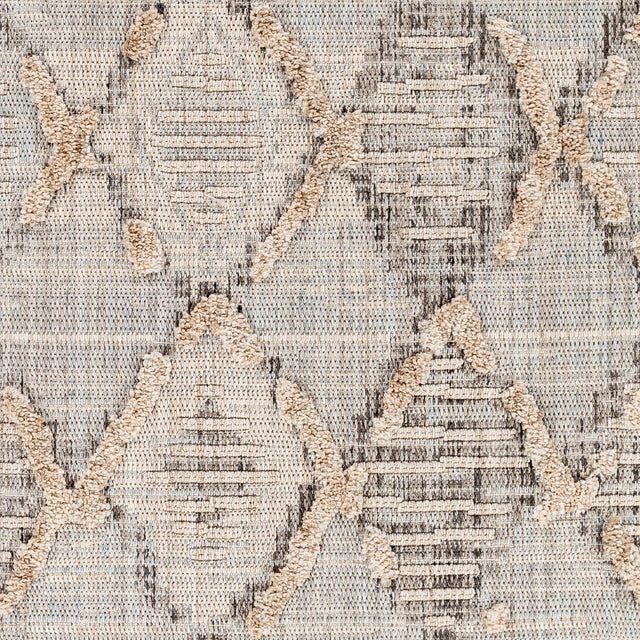 Surya Zaragoza Zrz-2311 Medium Gray, Light Beige, Cream, Charcoal, Light Gray Rug.