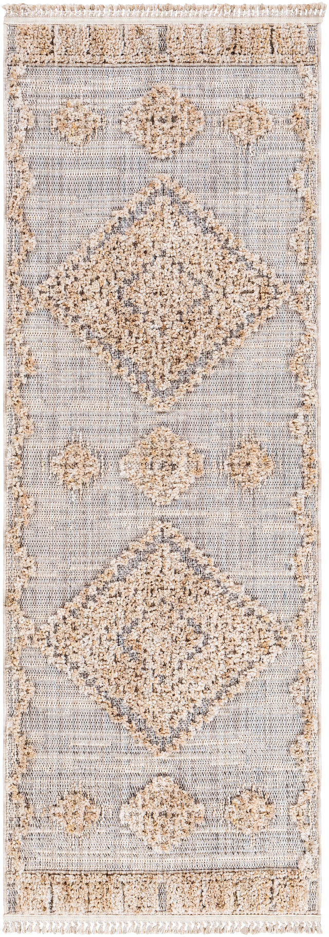 Surya Zaragoza Zrz-2312 Light Beige, Light Slate, Cream, Charcoal, Light Gray Rug.