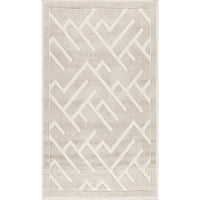 Nuloom Hudson Abstract Maze Psko02B Ivory Area Rug